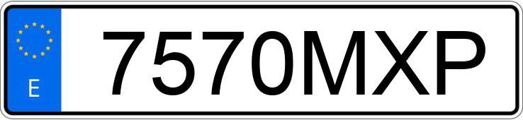 Numer rejestracyjny 7570MXP posiada TOYOTA YARIS CROSS