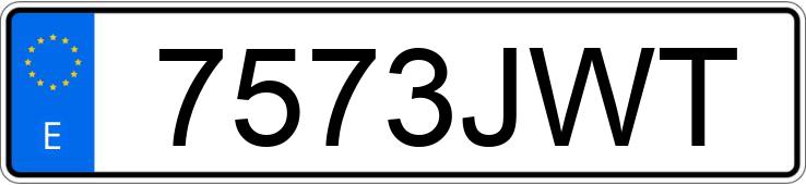 Numer rejestracyjny 7573JWT posiada FORD CUSTOM