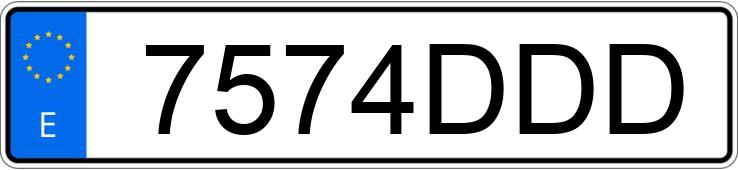 Numer rejestracyjny 7574DDD posiada PEUGEOT 407