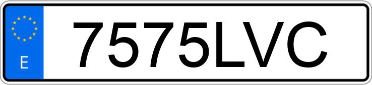Numer rejestracyjny 7575LVC posiada PEUGEOT 3008