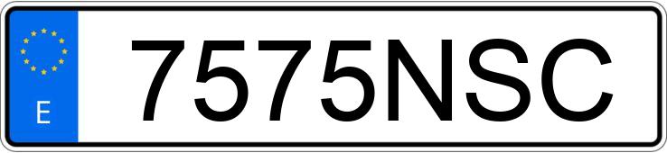 O número de registro 7575NSC tem BMW X3