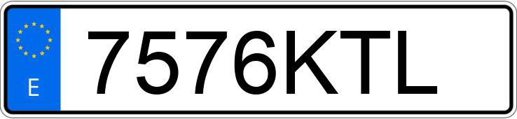 Numer rejestracyjny 7576KTL posiada SEAT LEON