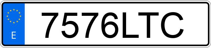 Numer rejestracyjny 7576LTC posiada AUDI A4