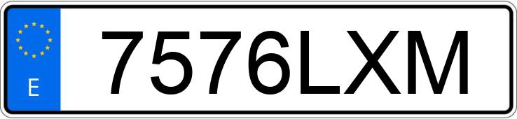 Numer rejestracyjny 7576LXM posiada HYUNDAI I30