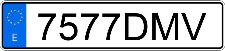 Numer rejestracyjny 7577DMV posiada VOLKSWAGEN GOLF Numer rejestracyjny 7577DMV posiada VOLKSWAGEN GOLF