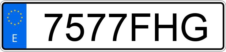 Numer rejestracyjny 7577FHG posiada SEAT IBIZA Numer rejestracyjny 7577FHG posiada SEAT IBIZA
