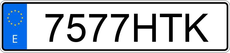 Numer rejestracyjny 7577HTK posiada PEUGEOT 2008