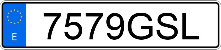 Numer rejestracyjny 7579GSL posiada HYUNDAI TUCSON