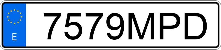 Numer rejestracyjny 7579MPD posiada KIA STONIC