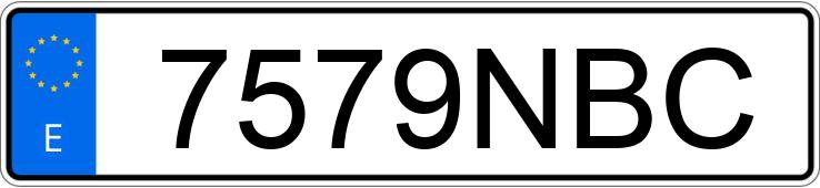 Numer rejestracyjny 7579NBC posiada FAW SENIA