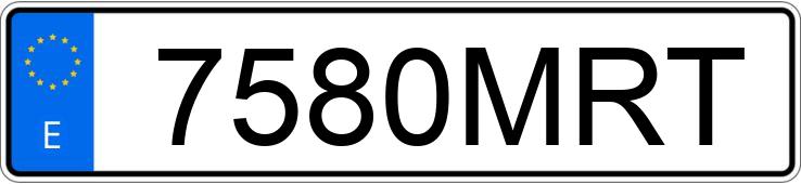 Numer rejestracyjny 7580MRT posiada CUPRA FORMENTOR