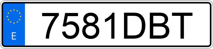 Numer rejestracyjny 7581DBT posiada RENAULT CLIO Numer rejestracyjny 7581DBT posiada RENAULT CLIO