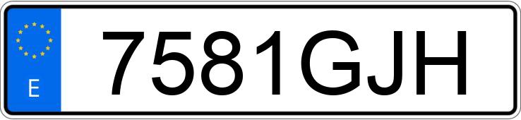 Numer rejestracyjny 7581GJH posiada SEAT IBIZA Numer rejestracyjny 7581GJH posiada SEAT IBIZA