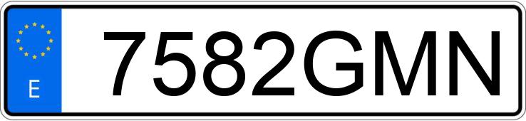 Numer rejestracyjny 7582GMN posiada PEUGEOT PARTNER