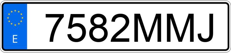 Numer rejestracyjny 7582MMJ posiada DACIA DUSTER