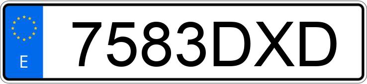 Numer rejestracyjny 7583DXD posiada AUDI A3 Numer rejestracyjny 7583DXD posiada AUDI A3