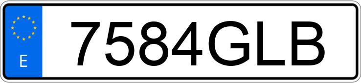 Numer rejestracyjny 7584GLB posiada SUBARU IMPREZA Numer rejestracyjny 7584GLB posiada SUBARU IMPREZA