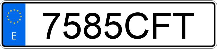 Numer rejestracyjny 7585CFT posiada OPEL VECTRA Numer rejestracyjny 7585CFT posiada OPEL VECTRA