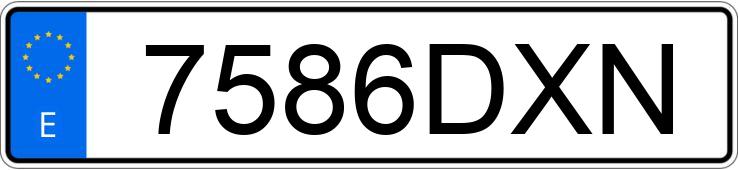 Numer rejestracyjny 7586DXN posiada OPEL CORSA Numer rejestracyjny 7586DXN posiada OPEL CORSA