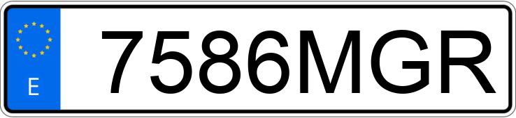 Numer rejestracyjny 7586MGR posiada LYNK & CO 01