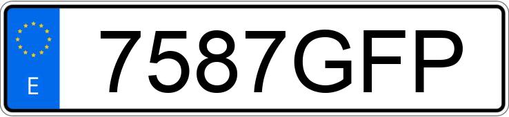 Numer rejestracyjny 7587GFP posiada PEUGEOT 308 Numer rejestracyjny 7587GFP posiada PEUGEOT 308