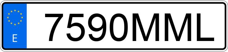 Numer rejestracyjny 7590MML posiada SKODA KAMIQ