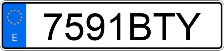 Numer rejestracyjny 7591BTY posiada BMW SERIE 3 Numer rejestracyjny 7591BTY posiada BMW SERIE 3