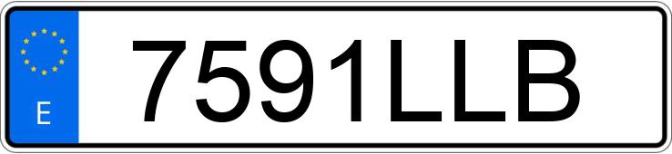 Numer rejestracyjny 7591LLB posiada VOLKSWAGEN TIGUAN