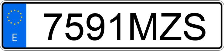 Numer rejestracyjny 7591MZS posiada YAMAHA T-MAX