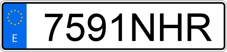 Numer rejestracyjny 7591NHR posiada AUDI SQ5