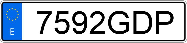 Numer rejestracyjny 7592GDP posiada LAND ROVER DISCOVERY