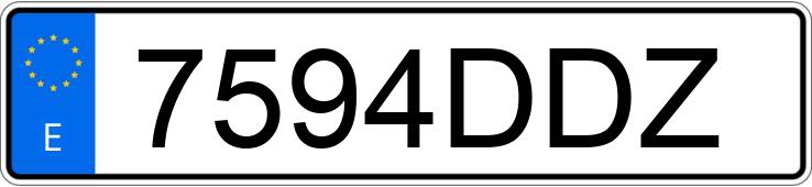 Numer rejestracyjny 7594DDZ posiada BMW SERIE 3 Numer rejestracyjny 7594DDZ posiada BMW SERIE 3