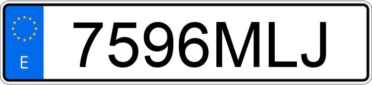 Numer rejestracyjny 7596MLJ posiada RENAULT GRAND SCENIC