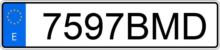 Numer rejestracyjny 7597BMD posiada SEAT LEON