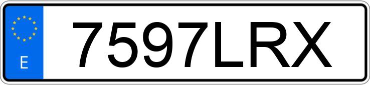 Numer rejestracyjny 7597LRX posiada TOYOTA PROACE VERSO