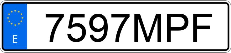 Numer rejestracyjny 7597MPF posiada BMW X3 Numer rejestracyjny 7597MPF posiada BMW X3