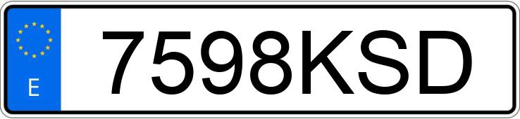Numer rejestracyjny 7598KSD posiada DS DS7 CROSSBACK Numer rejestracyjny 7598KSD posiada DS DS7 CROSSBACK