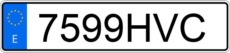 Numer rejestracyjny 7599HVC posiada KIA OPTIMA