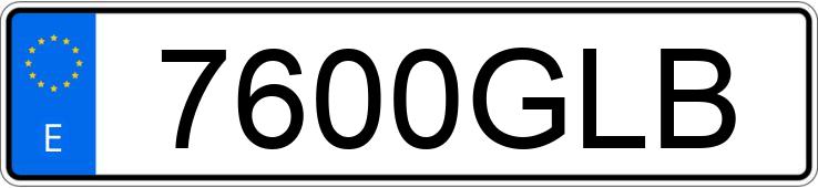 Numer rejestracyjny 7600GLB posiada SEAT IBIZA Numer rejestracyjny 7600GLB posiada SEAT IBIZA