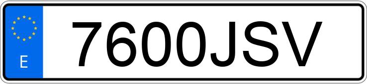 Numer rejestracyjny 7600JSV posiada TOYOTA AURIS TOURING SPORTS FEEL 140H