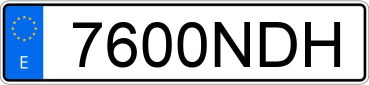 Numer rejestracyjny 7600NDH posiada VOLKSWAGEN GOLF SPORT 2.0 TDI 150 BLUEMOTION TECH DSG