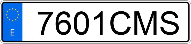 Numer rejestracyjny 7601CMS posiada PORSCHE BOXSTER Numer rejestracyjny 7601CMS posiada PORSCHE BOXSTER