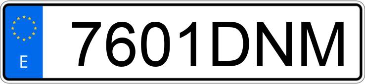 Numer rejestracyjny 7601DNM posiada OPEL ASTRA