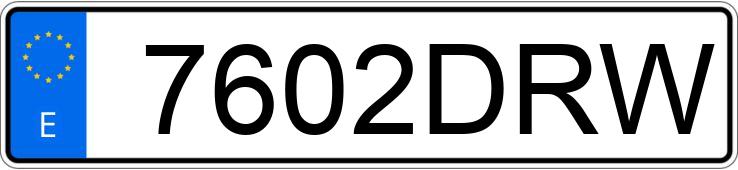 Numer rejestracyjny 7602DRW posiada PEUGEOT 206 Numer rejestracyjny 7602DRW posiada PEUGEOT 206