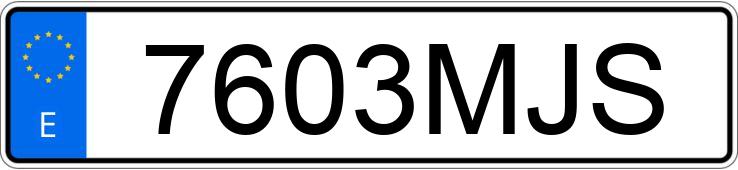 Registreringsnummeret 7603MJS har SUZUKI IGNIS