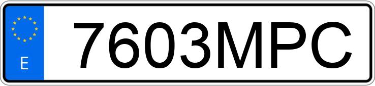 Numer rejestracyjny 7603MPC posiada SKODA KAMIQ