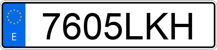 Numer rejestracyjny 7605LKH posiada MINI MINI Numer rejestracyjny 7605LKH posiada MINI MINI