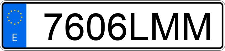 Numer rejestracyjny 7606LMM posiada DACIA SANDERO