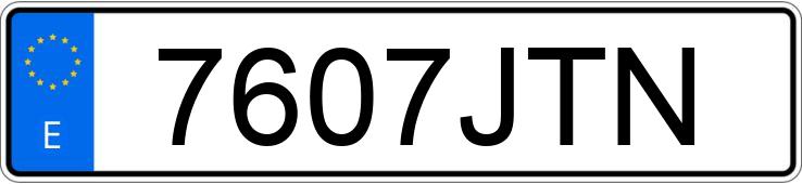 Numer rejestracyjny 7607JTN posiada BMW SERIE 5 Numer rejestracyjny 7607JTN posiada BMW SERIE 5