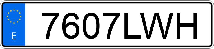 Numer rejestracyjny 7607LWH posiada KIA STONIC 1.0 T-GDI 100 MHEV GT-LINE